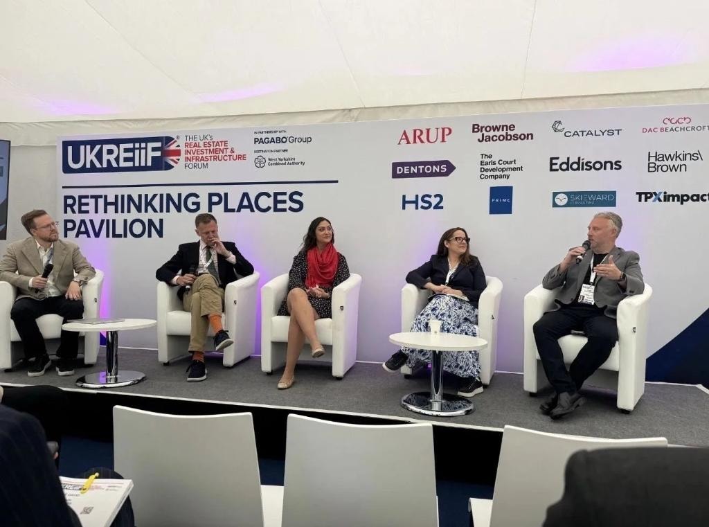 Speaking at UKREIF 2025.