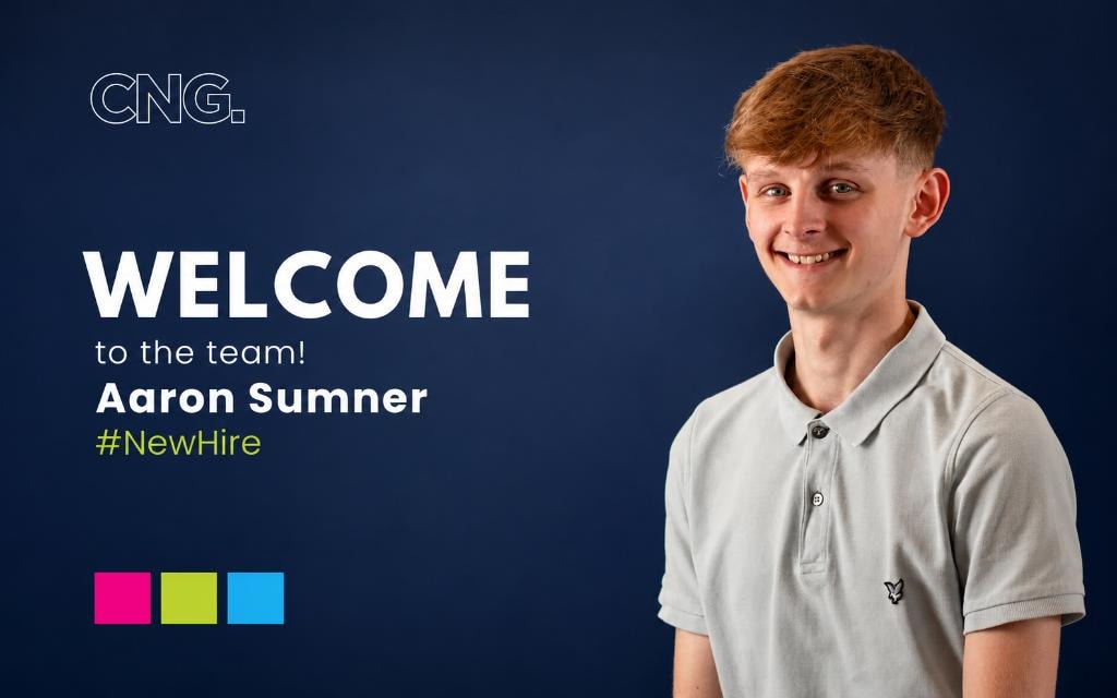 Welcome to the team Aaron!